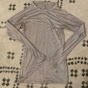 Alexander Wang x Uniqo gray long sleeve top size S